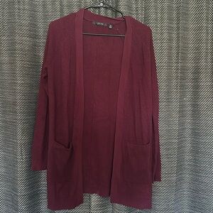 Maroon Cardigan - NWOT